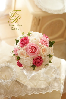 プリザーブドフラワーのブーケ