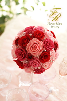 プリザーブドフラワーのブーケ