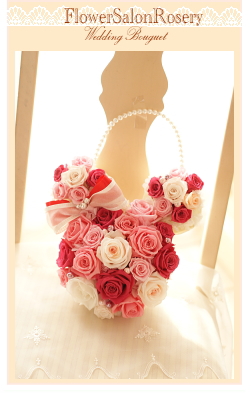 プリザーブドフラワーのミッキーブーケ