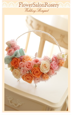 プリザーブドフラワーのブーケ