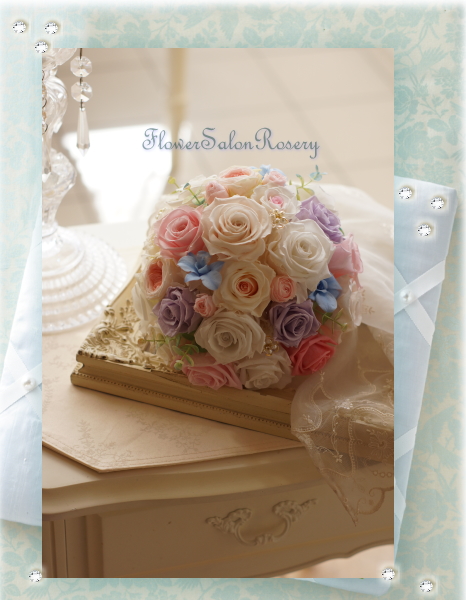 プリザーブドフラワーのブーケ