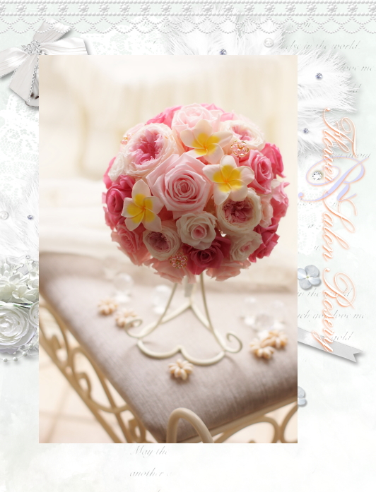 プリザーブドフラワーのブーケ