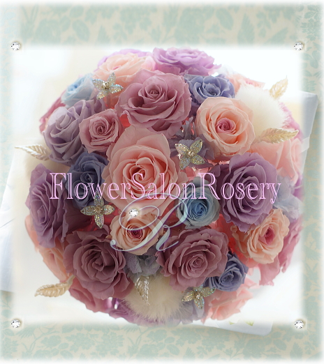 プリザーブドフラワーのブーケ