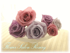 プリザーブドフラワーの髪飾り